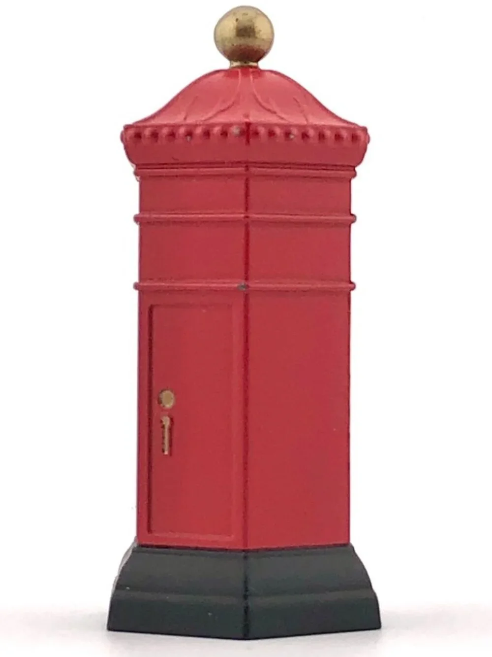 Dept 56 English Post Box 5805-0 British Red Pillar Box Miniature Mailbox Retired